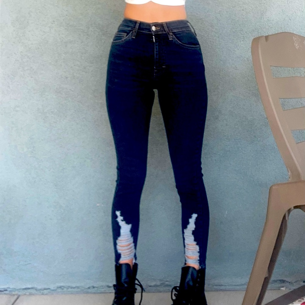 TOPSHOP JAMIE HIGH WAISED SKINNY JEANS